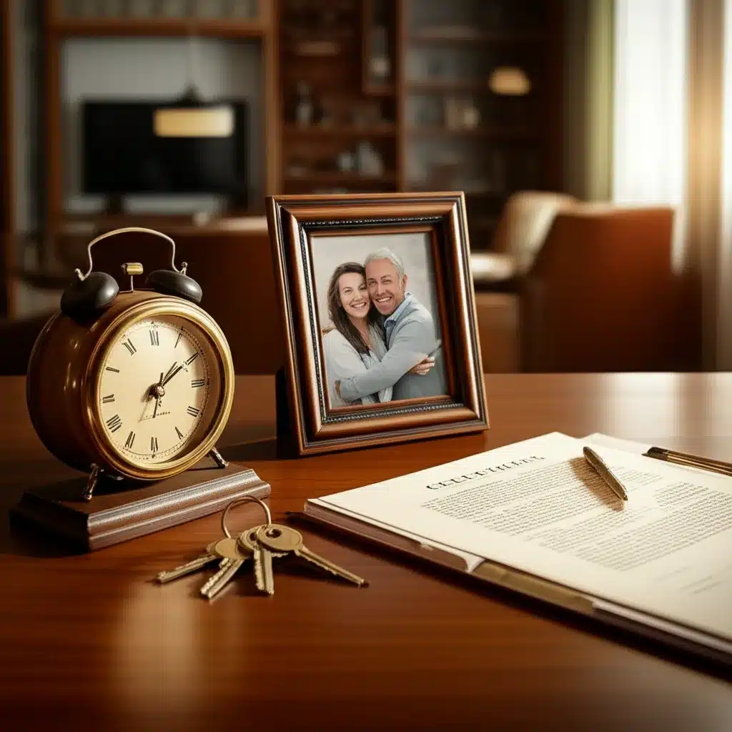 Inventário e sucessão familiar com documentos e herdeiros